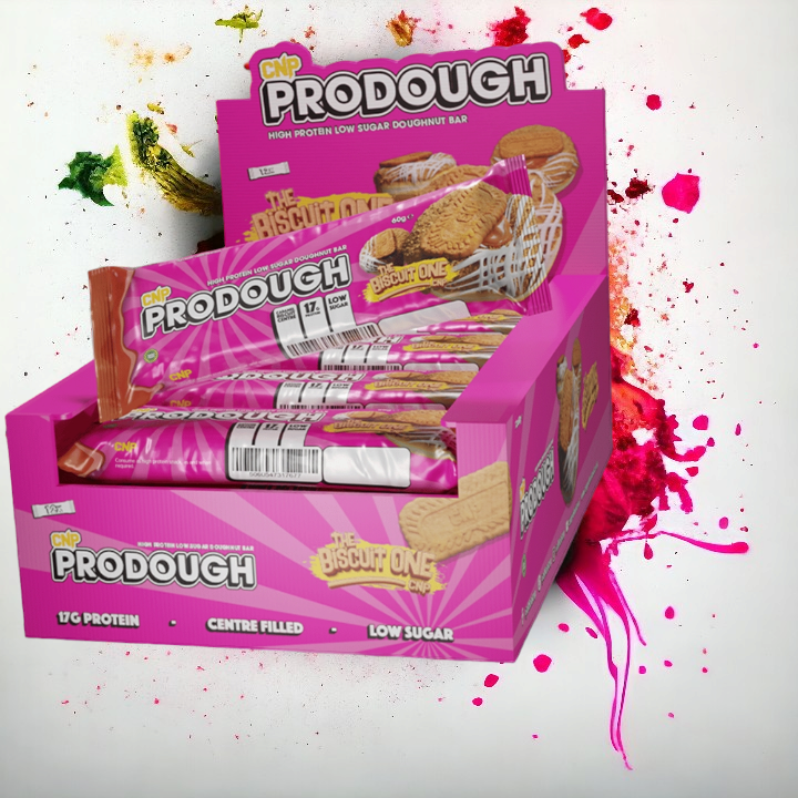 CNP Professional ProDough Protein Bars 12x60g in 4 delicious flavours