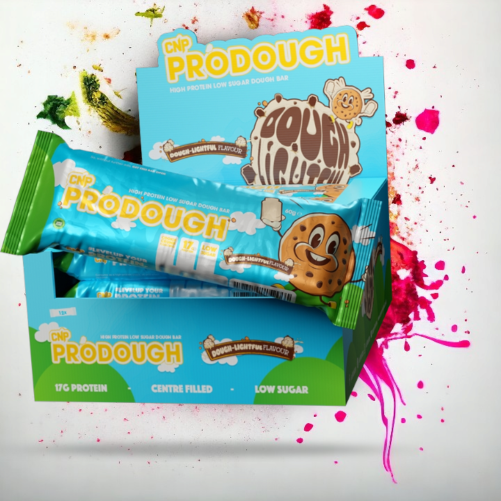 CNP Professional ProDough Protein Bars 12x60g in 4 delicious flavours