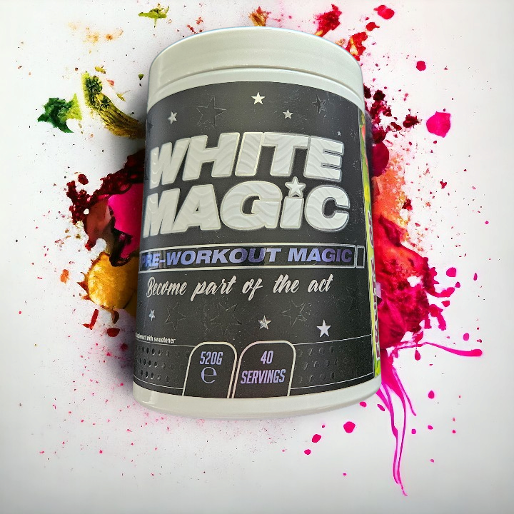 Medi-Evil White Magic 520g increase energy output, increase muscle pumps and focus whilst working out. Best suited for all training enthusiasts.