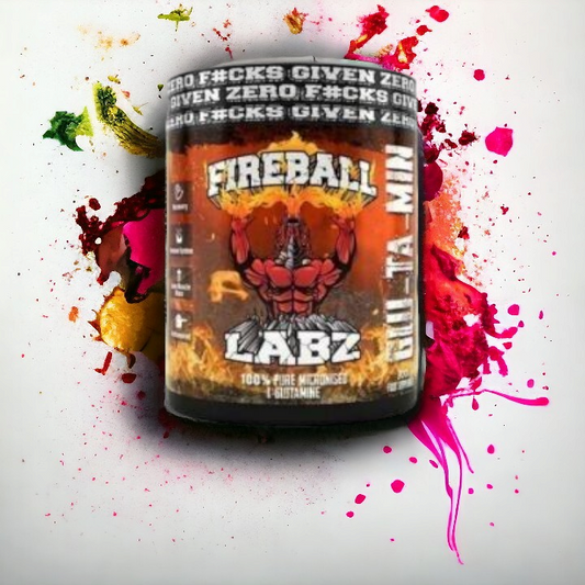 FIREBALL LABZ GLUTAMIN 300G- MUSCLE AND STRENGTH GAINS- REPAIR AND RECOVERY-SALE