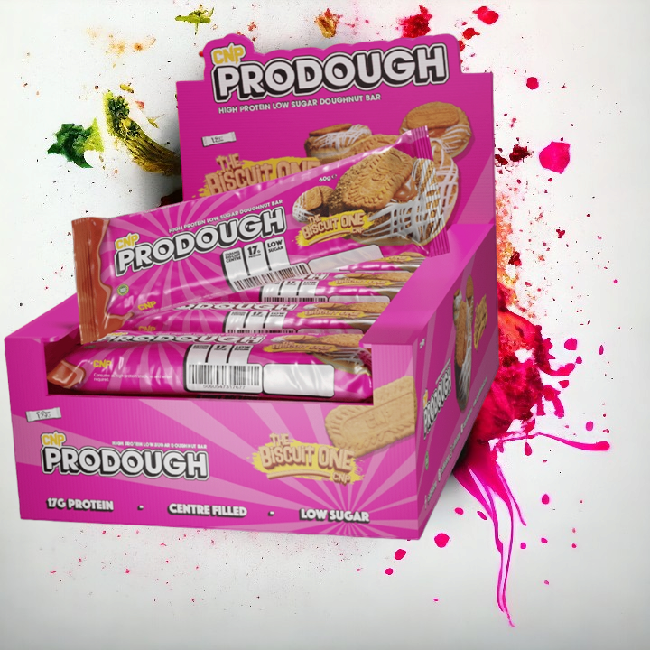 CNP Professional ProDough Protein Bars  12x60g  in 4 delicious flavours