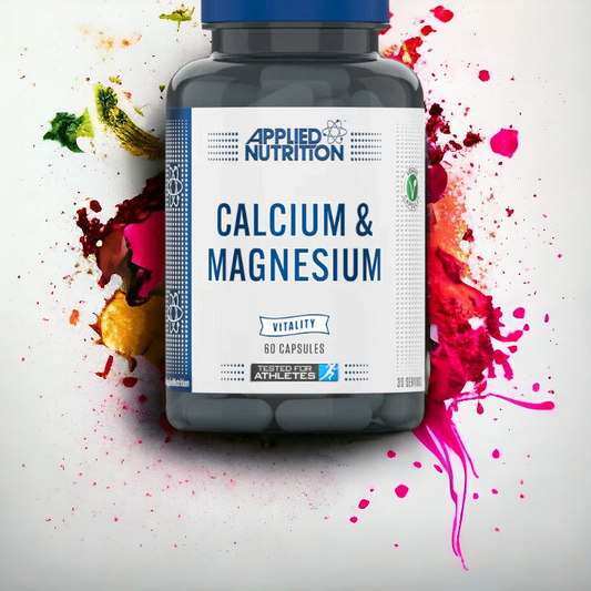APPLIED NUTRITION CALCIUM & MAGNESIUM mineral formula HALAL Vegan 60 caps