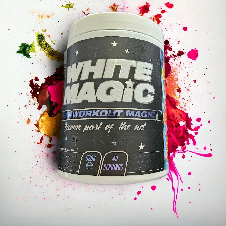 Medi-Evil White Magic 520g increase energy output, increase muscle pumps and focus whilst working out. Best suited for all training enthusiasts.