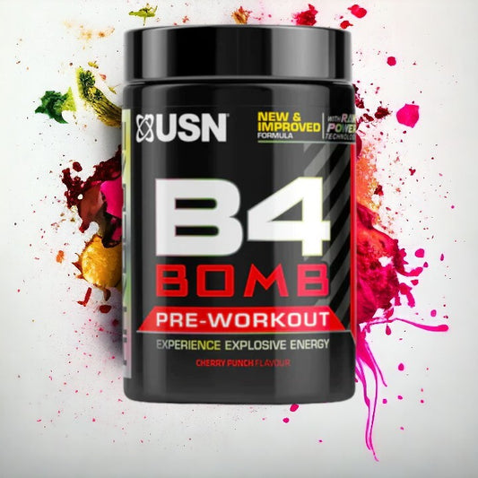 USN B4Bomb Pre-Workout Powerful Energy Focus Pack 300g